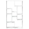 vidaXL Bookcase White 72x20x120 cm Engineered Wood