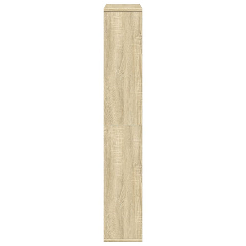 vidaXL Bookcase Sonoma Oak 72x20x120 cm Engineered Wood