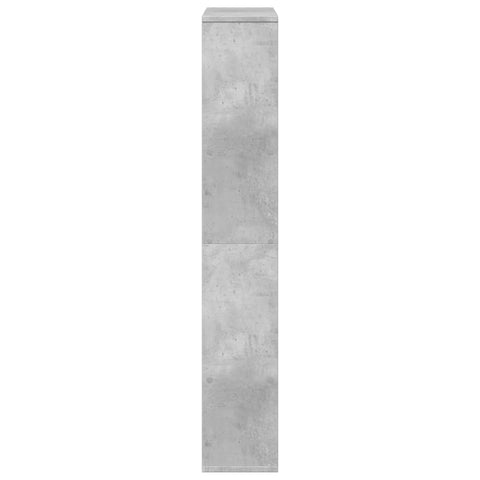 vidaXL Bookcase Concrete Grey 72x20x120 cm Engineered Wood