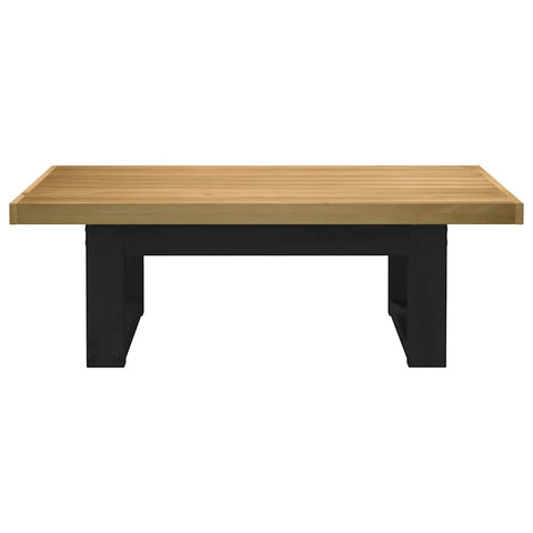 vidaXL Coffee Table NOAIN U-Shaped Legs 120x60x40 cm Solid Wood Pine