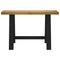 vidaXL Console Table NOAIN A-Shaped Legs 120x30x75 cm Solid Wood Pine