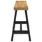 vidaXL Console Table NOAIN A-Shaped Legs 120x30x75 cm Solid Wood Pine