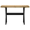vidaXL Console Table NOAIN X-Shaped Legs 120x30x75 cm Solid Wood Pine