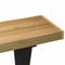 vidaXL Console Table NOAIN X-Shaped Legs 120x30x75 cm Solid Wood Pine