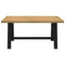 vidaXL Dining Table NOAIN A-Shaped Legs 160x90x75 cm Solid Wood Pine