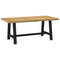 vidaXL Dining Table NOAIN A-Shaped Legs 180x90x75 cm Solid Wood Pine