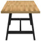 vidaXL Dining Table NOAIN A-Shaped Legs 180x90x75 cm Solid Wood Pine