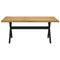 vidaXL Dining Table NOAIN X-Shaped Legs 180x90x75 cm Solid Wood Pine