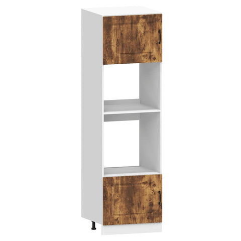 vidaXL 7 Piece Kitchen Cabinet Set Kalmar Smoked Oak Engineered Wood