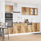 vidaXL 7 Piece Kitchen Cabinet Set Kalmar Old Wood Engineered Wood