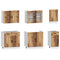 vidaXL 7 Piece Kitchen Cabinet Set Kalmar Old Wood Engineered Wood