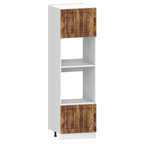 vidaXL 7 Piece Kitchen Cabinet Set Lucca Smoked Oak Engineered Wood