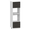 vidaXL 7 Piece Kitchen Cabinet Set Porto Black Engineered Wood