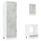 vidaXL 7 Piece Kitchen Cabinet Set Kalmar Concrete Grey Engineered Wood