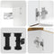 vidaXL 7 Piece Kitchen Cabinet Set Kalmar Smoked Oak Engineered Wood