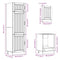 vidaXL 7 Piece Kitchen Cabinet Set Kalmar Sonoma Oak Engineered Wood