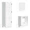 vidaXL 7 Piece Kitchen Cabinet Set Porto White Engineered Wood