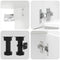 vidaXL 7 Piece Kitchen Cabinet Set Porto White Engineered Wood