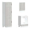 vidaXL 7 Piece Kitchen Cabinet Set Porto Grey Sonoma Engineered Wood