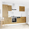 vidaXL 7 Piece Kitchen Cabinet Set Kalmar Artisan Oak Engineered Wood