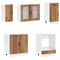 vidaXL 8 Piece Kitchen Cabinet Set Kalmar Old Wood Engineered Wood