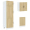 vidaXL 8 Piece Kitchen Cabinet Set Lucca Sonoma Oak Engineered Wood