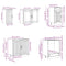 vidaXL 8 Piece Kitchen Cabinet Set Lucca Sonoma Oak Engineered Wood