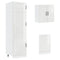 vidaXL 8 Piece Kitchen Cabinet Set Porto High Gloss White Engineered Wood