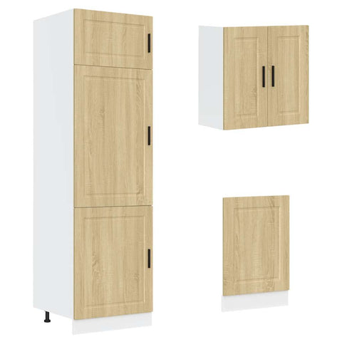 vidaXL 8 Piece Kitchen Cabinet Set Porto Sonoma Oak Engineered Wood