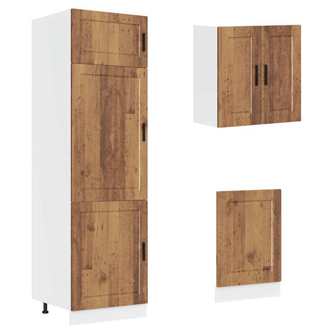 vidaXL 8 Piece Kitchen Cabinet Set Kalmar Old Wood Engineered Wood