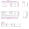 vidaXL 8 Piece Kitchen Cabinet Set Porto White Engineered Wood