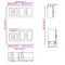 vidaXL 4 Piece Kitchen Cabinet Set Kalmar White Engineered Wood