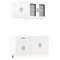 vidaXL 4 Piece Kitchen Cabinet Set Kalmar High Gloss White Engineered Wood