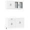 vidaXL 4 Piece Kitchen Cabinet Set Kalmar White Engineered Wood