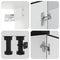 vidaXL 4 Piece Kitchen Cabinet Set Kalmar Black Engineered Wood