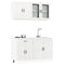 vidaXL 4 Piece Kitchen Cabinet Set Kalmar High Gloss White Engineered Wood