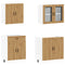 vidaXL 4 Piece Kitchen Cabinet Set Kalmar Artisan Oak Engineered Wood