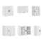 vidaXL 11 Piece Kitchen Cabinet Set Porto Gloss White Engineered Wood
