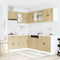 vidaXL 11 Piece Kitchen Cabinet Set Porto Sonoma Oak Engineered Wood