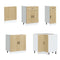 vidaXL 11 Piece Kitchen Cabinet Set Porto Sonoma Oak Engineered Wood