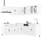 vidaXL 11 Piece Kitchen Cabinet Set Kalmar White Engineered Wood