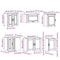 vidaXL 11 Piece Kitchen Cabinet Set Porto Black Engineered Wood