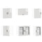 vidaXL 11 Piece Kitchen Cabinet Set Porto Gloss White Engineered Wood