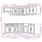 vidaXL 11 Piece Kitchen Cabinet Set Porto Gloss White Engineered Wood