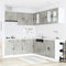 vidaXL 11 Piece Kitchen Cabinet Set Porto Concrete Grey Engineered Wood