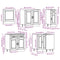 vidaXL 11 Piece Kitchen Cabinet Set Porto Concrete Grey Engineered Wood