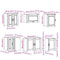 vidaXL 11 Piece Kitchen Cabinet Set Porto Smoked Oak Engineered Wood