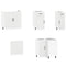 vidaXL 11 Piece Kitchen Cabinet Set Kalmar White Engineered Wood