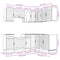 vidaXL 11 Piece Kitchen Cabinet Set Kalmar White Engineered Wood