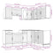 vidaXL 11 Piece Kitchen Cabinet Set Kalmar Gloss White Engineered Wood